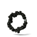 Organic Silk Small Scrunchie Onyx Black