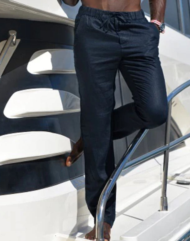 Pier st Barths linen pants men’s