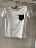 Planet Sea - White Rashguard Navy Pockets with matching short