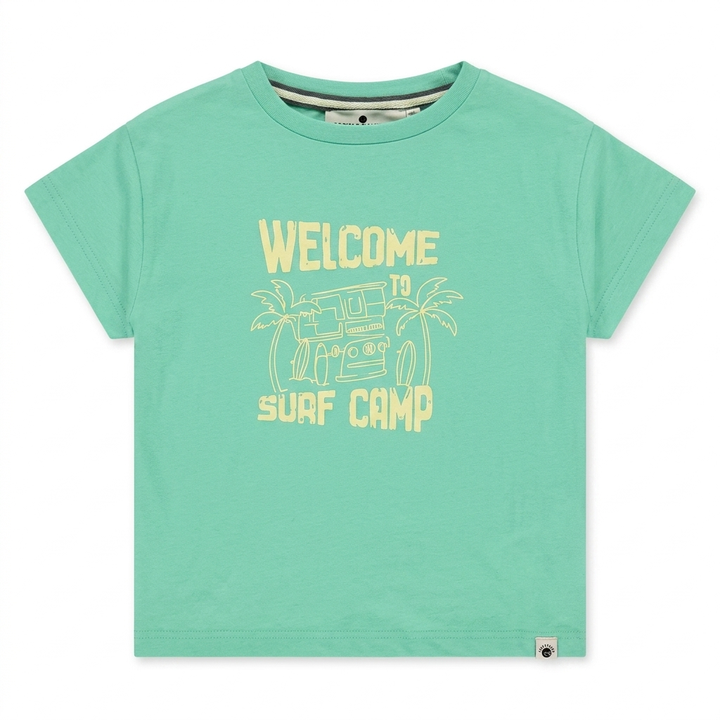 Stains & Stories - Boys Short Sleeve T-shirt, Emerald