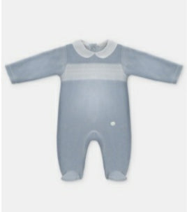 Martin Aranda - Blue Footie with White Collar