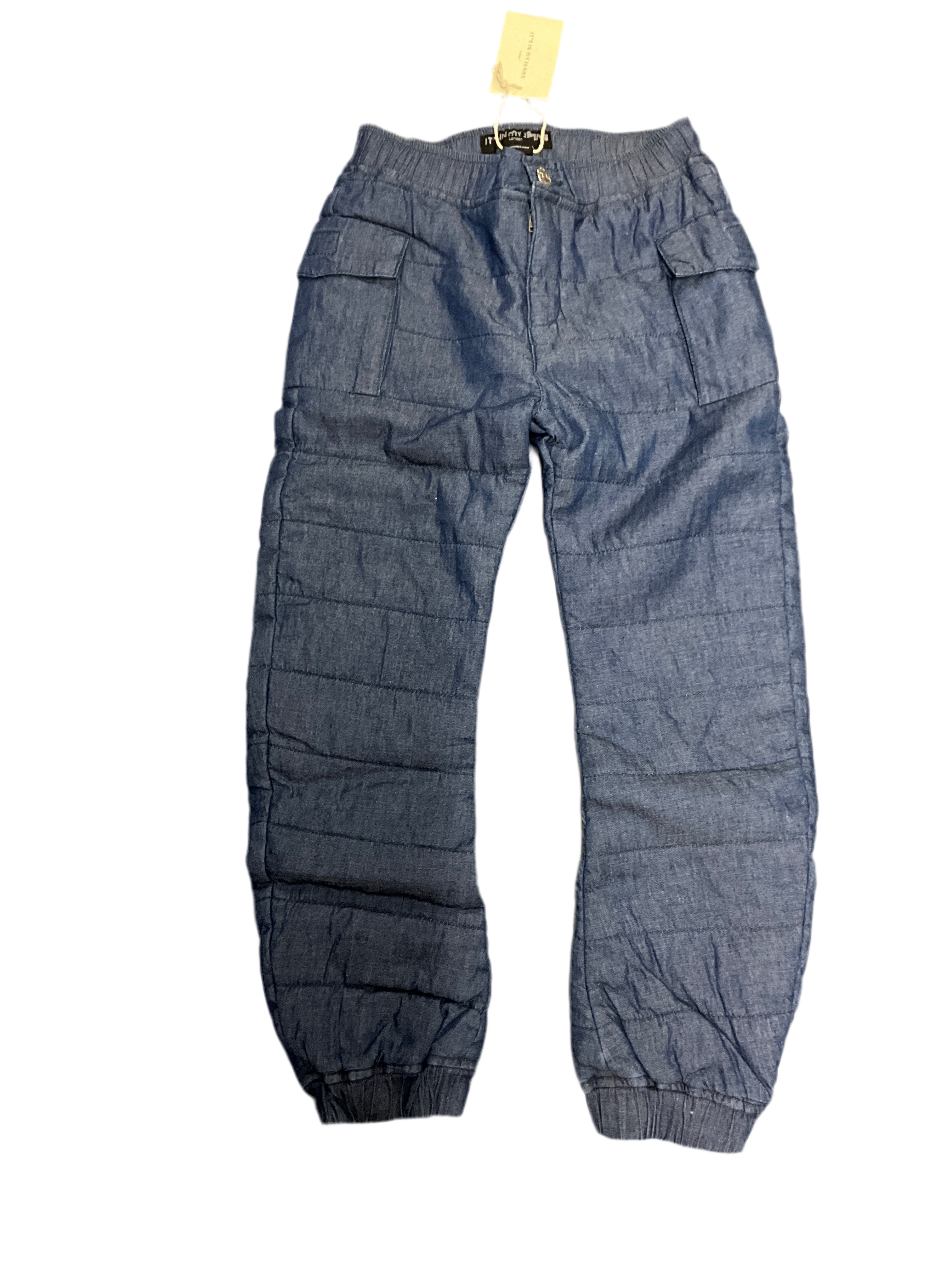 IT'S IN MY JEANS - Wiz Blue Cargo Jean