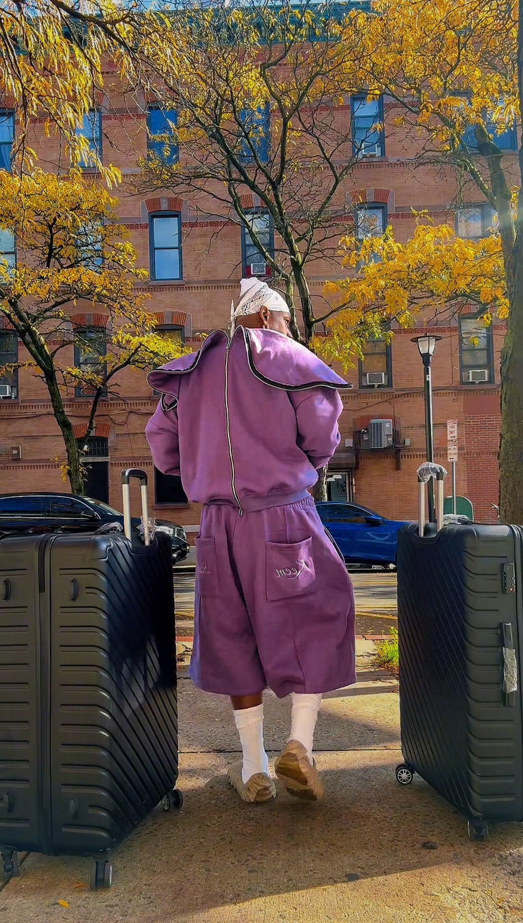 Purple Full- Zip Hoodie