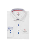 Leo and Zachary - White & Light Blue Dress Shirt