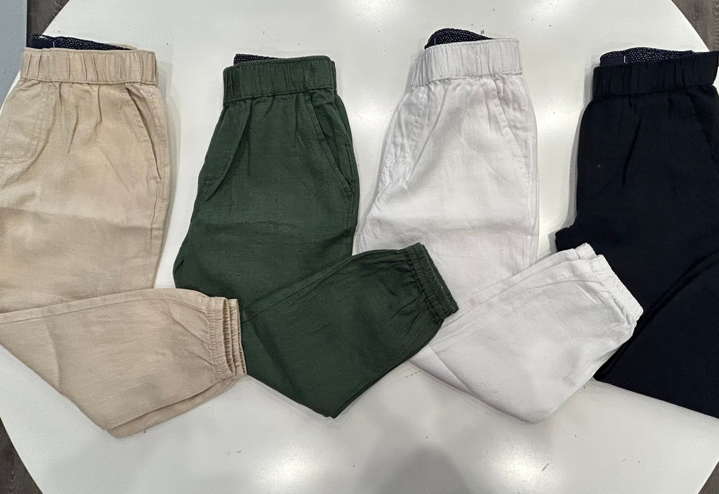 Pier St Barths - Kids Linen Joggers