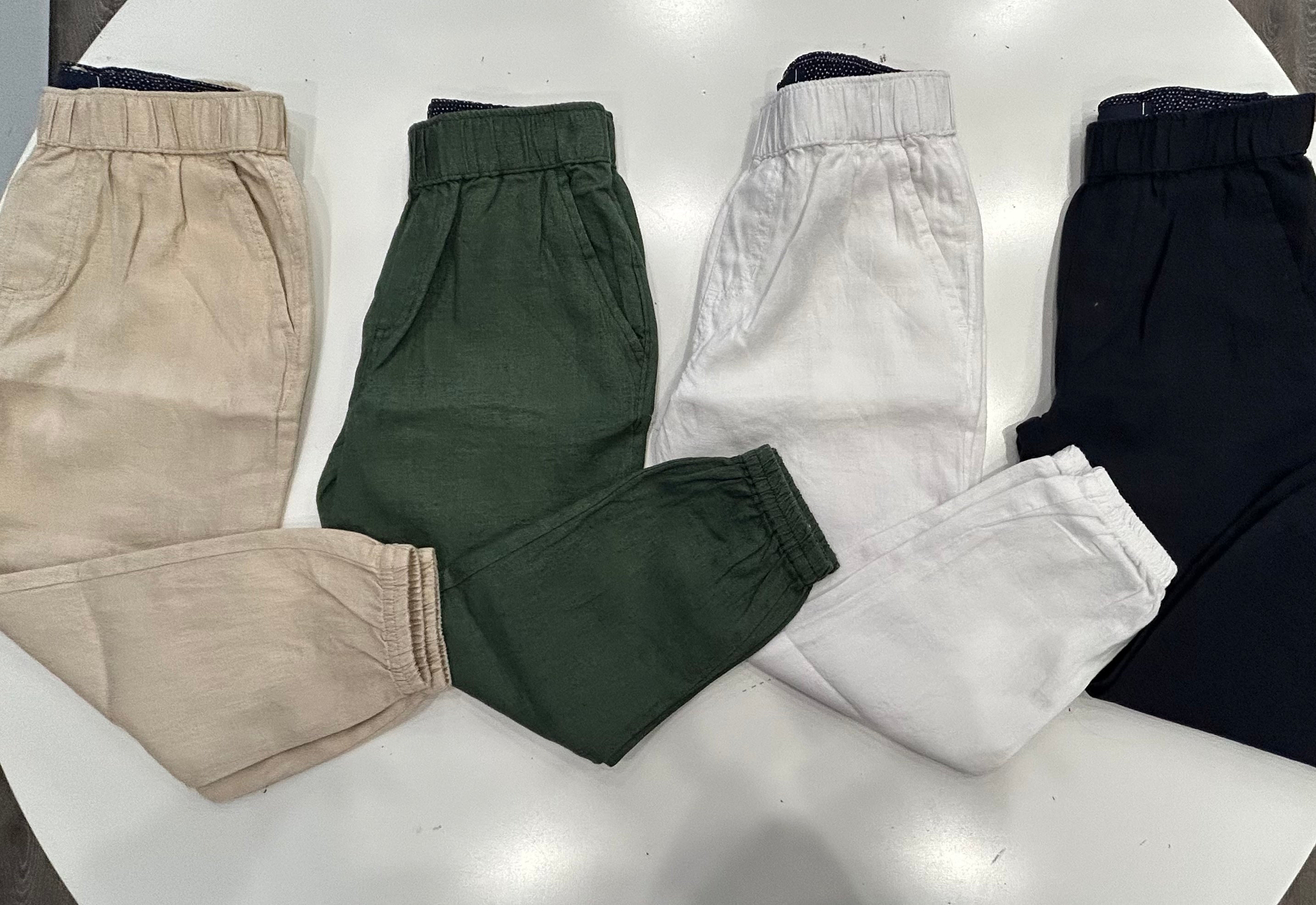 Pier St Barths - Kids Linen Joggers