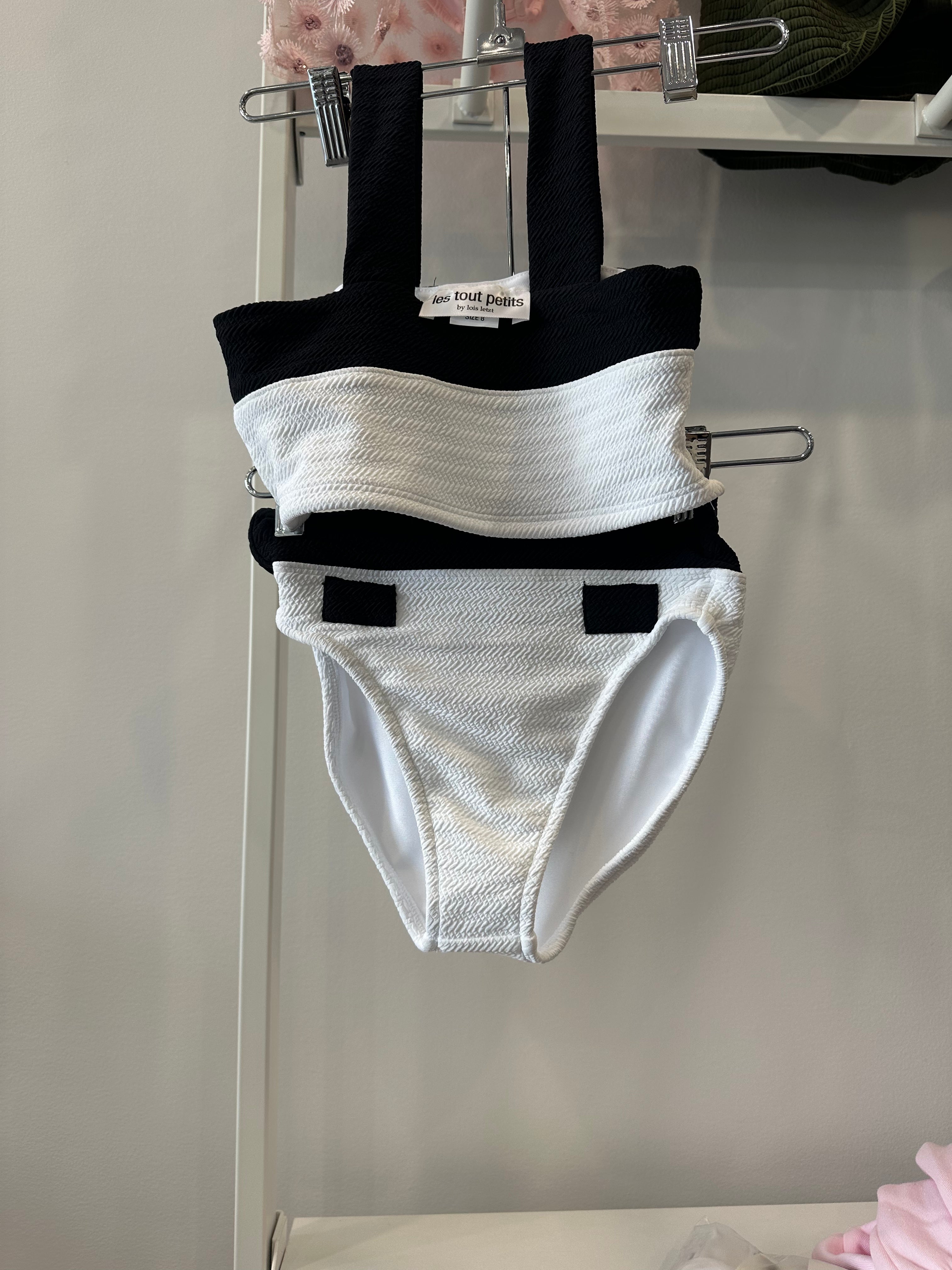 Les Tout Petits - Black/White Chanel Bikini