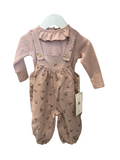 Play Up - Printed Twill Jumpsuit with Bodysuit