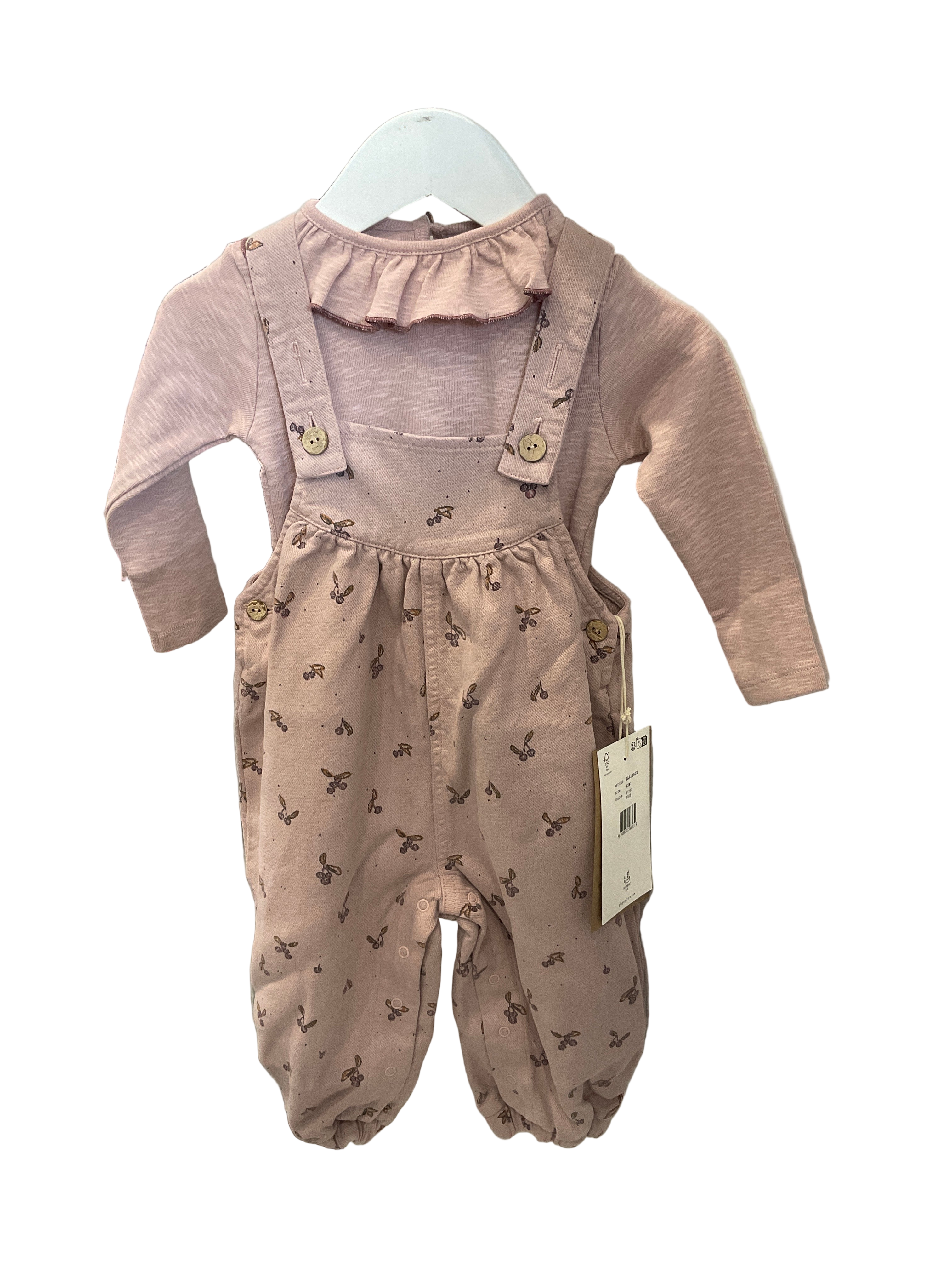 Play Up - Printed Twill Jumpsuit with Bodysuit