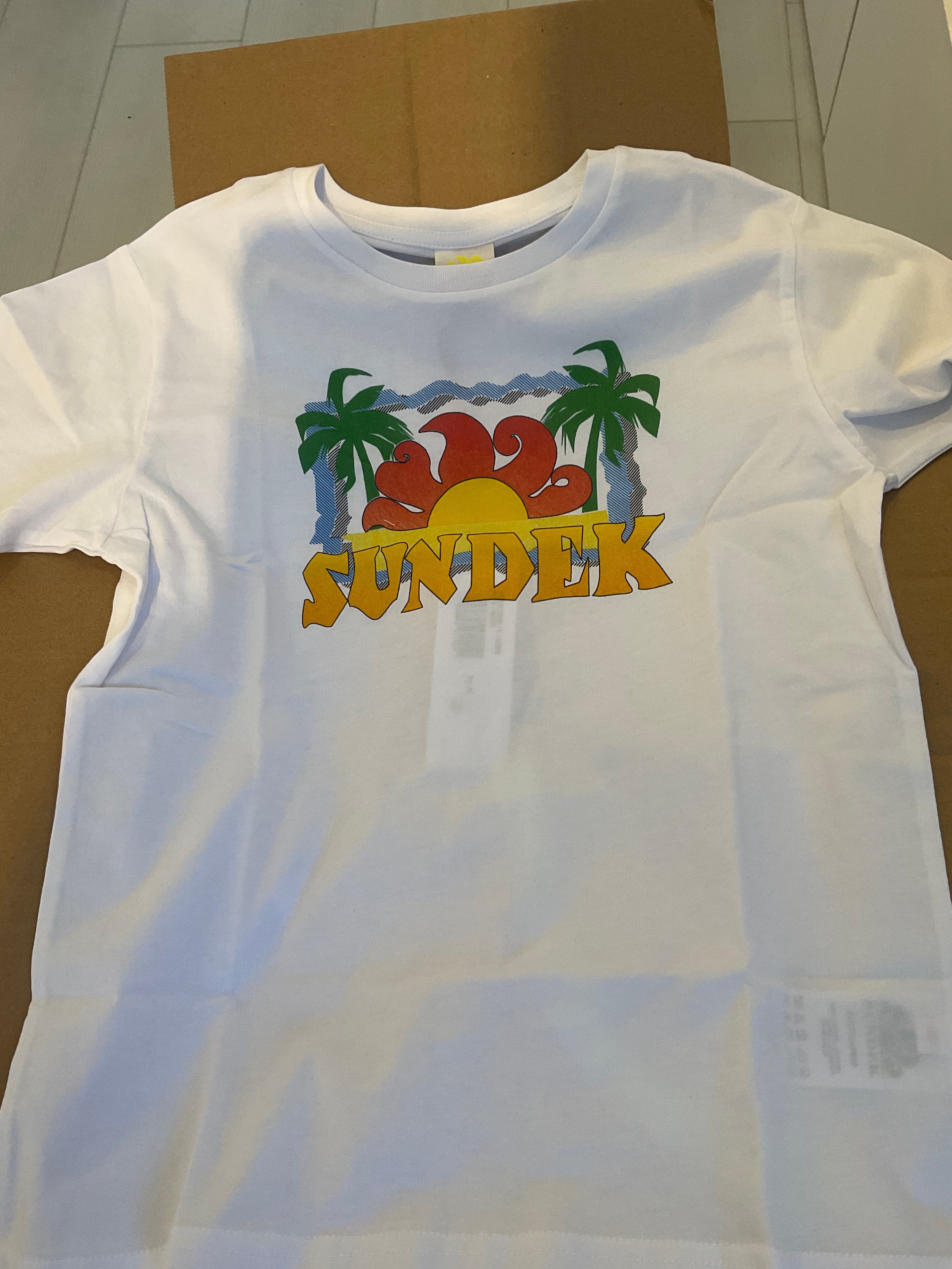 Sundek - White Sunset T shirt
