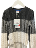 Boboli - Grey and White Sweater