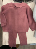 Martin Aranda - Pink Knit Button Up Set