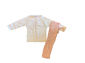 Paz Rodriguez White/Strawberry knit set
