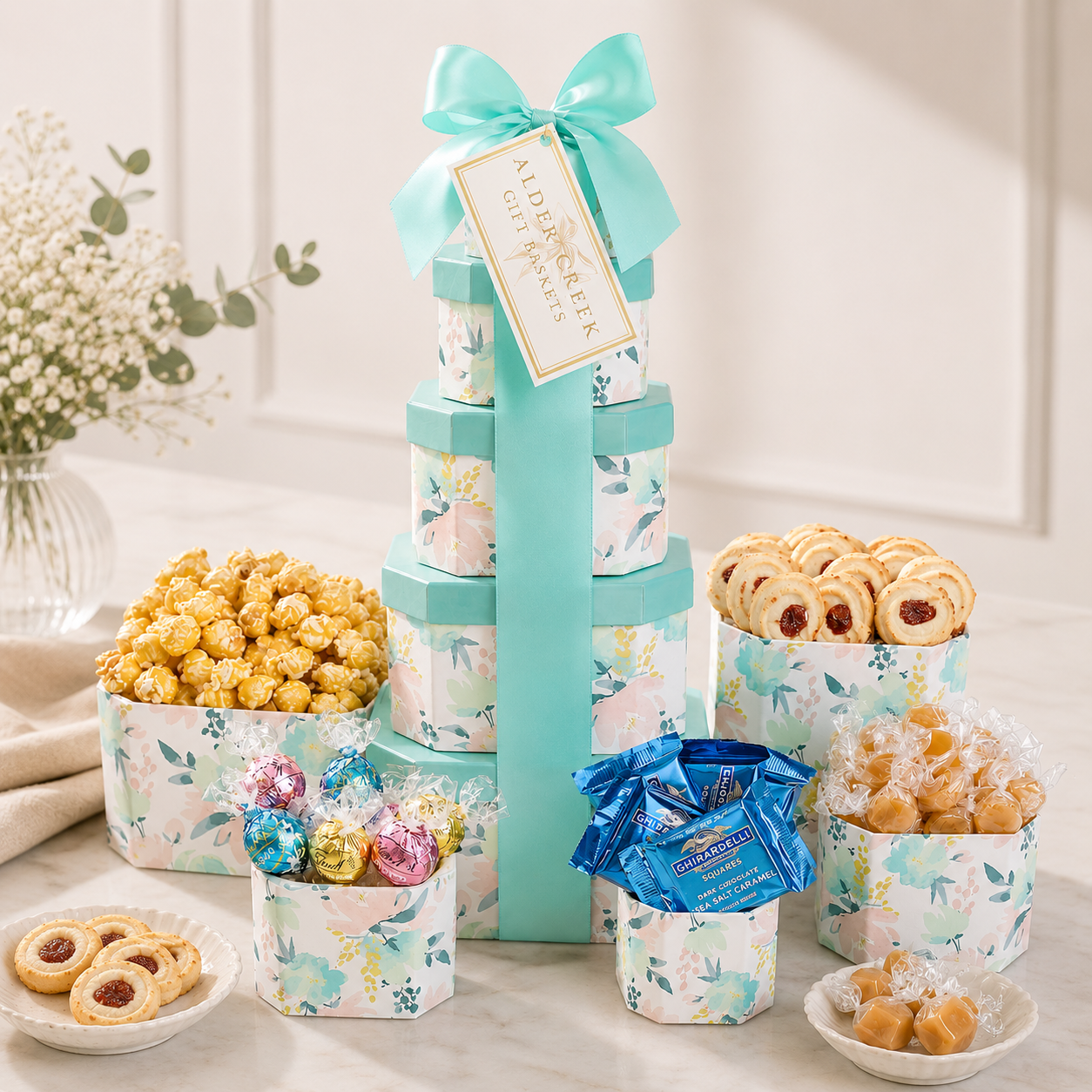 Summer Treats Gift Tower