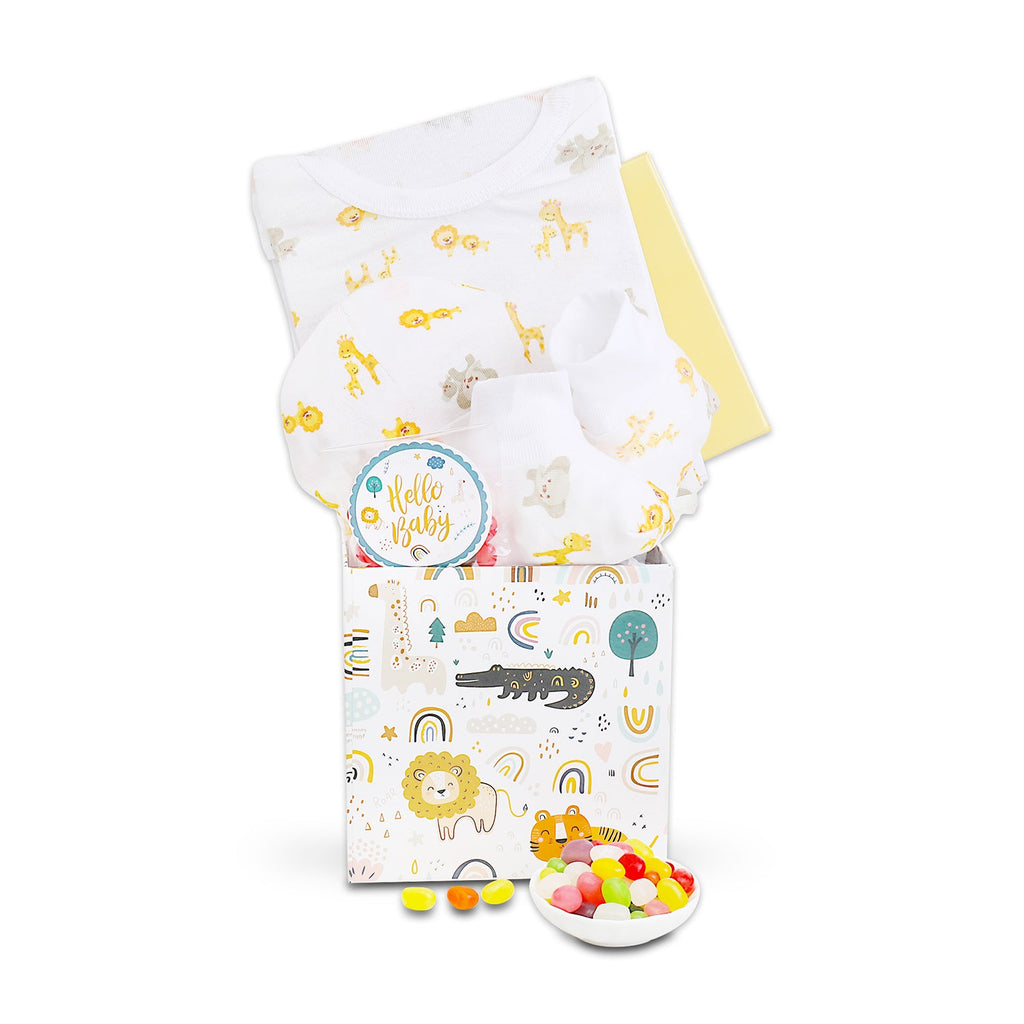 It's a Jungle Out There New Baby Gift Basket