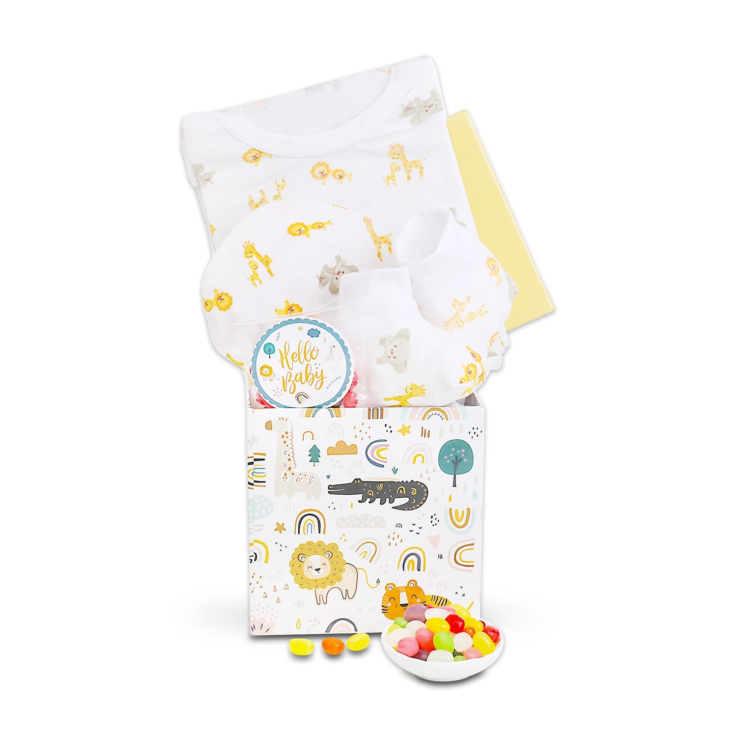 It's a Jungle Out There New Baby Gift Basket