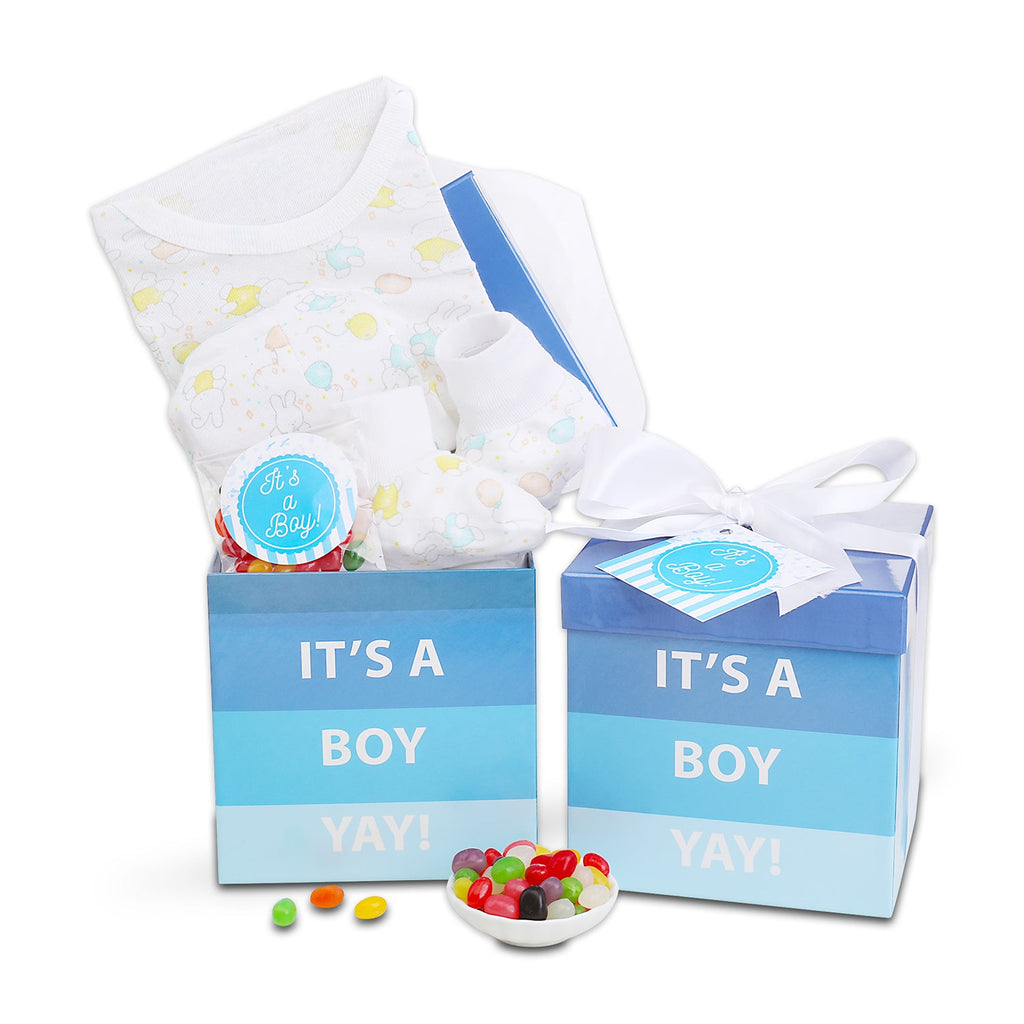 It's A Boy New Baby Gift Basket