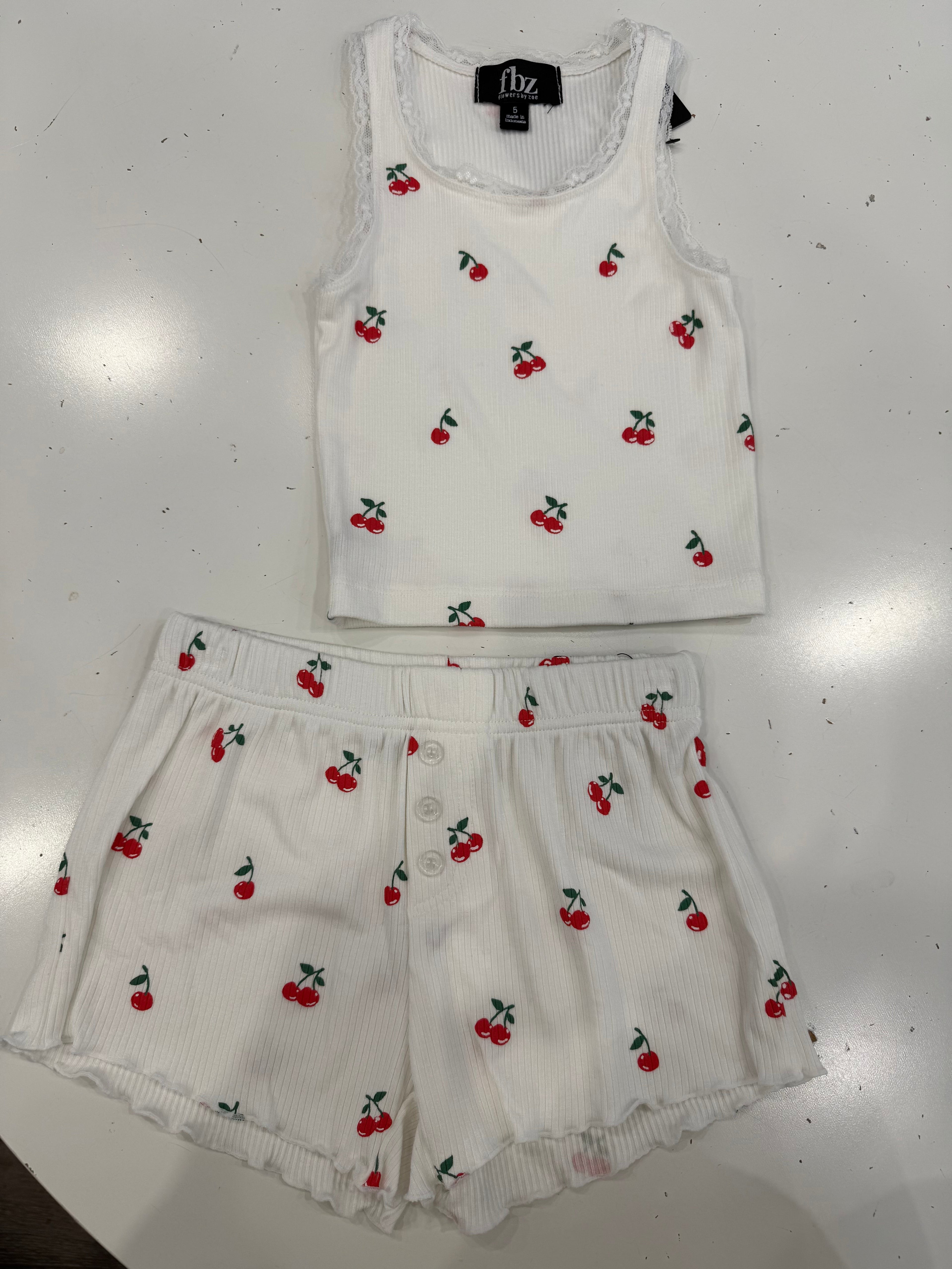 FBZ- Cherry Tank and Short set