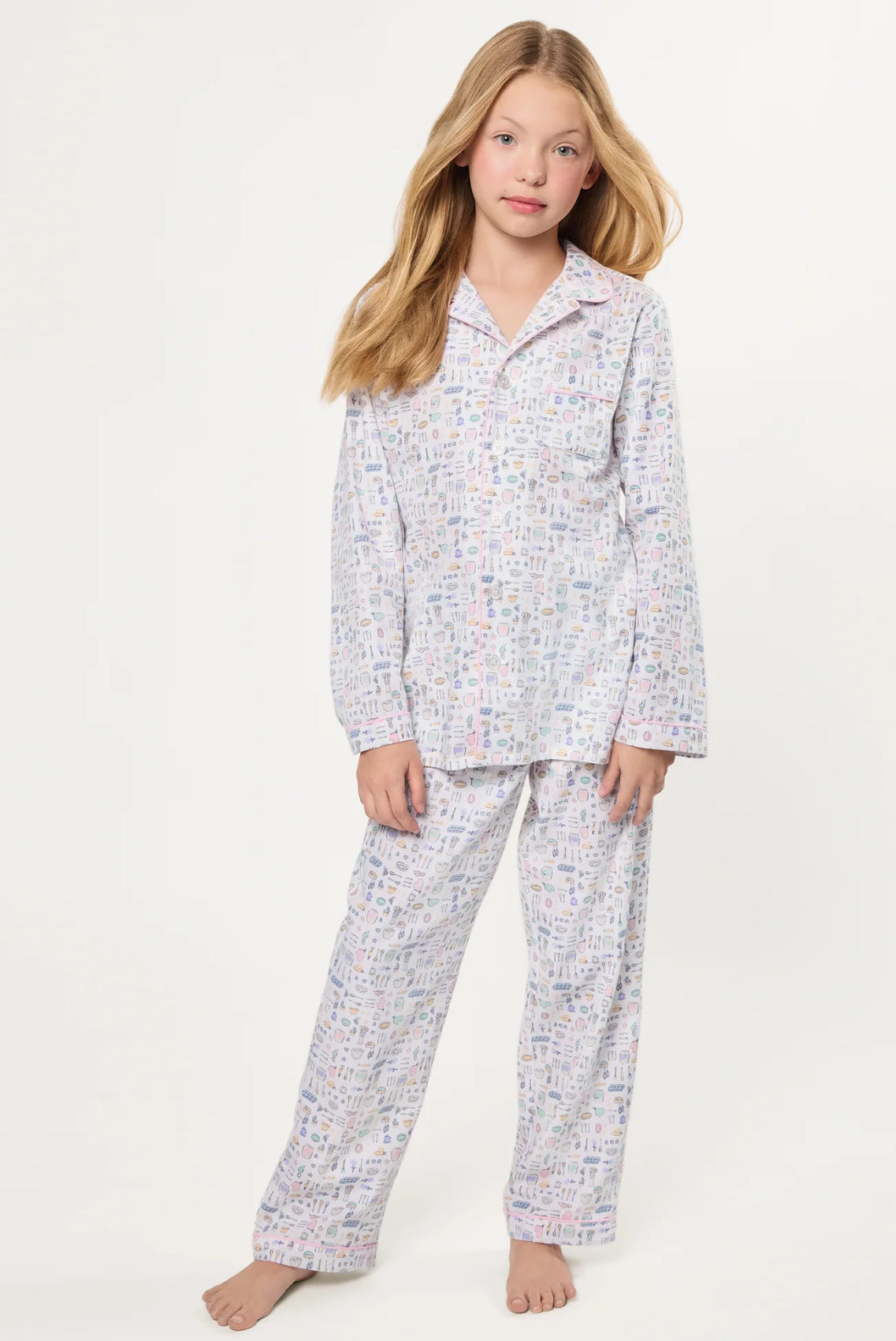 Petite Plume - Baking Sprits Bright Twill Pajamas