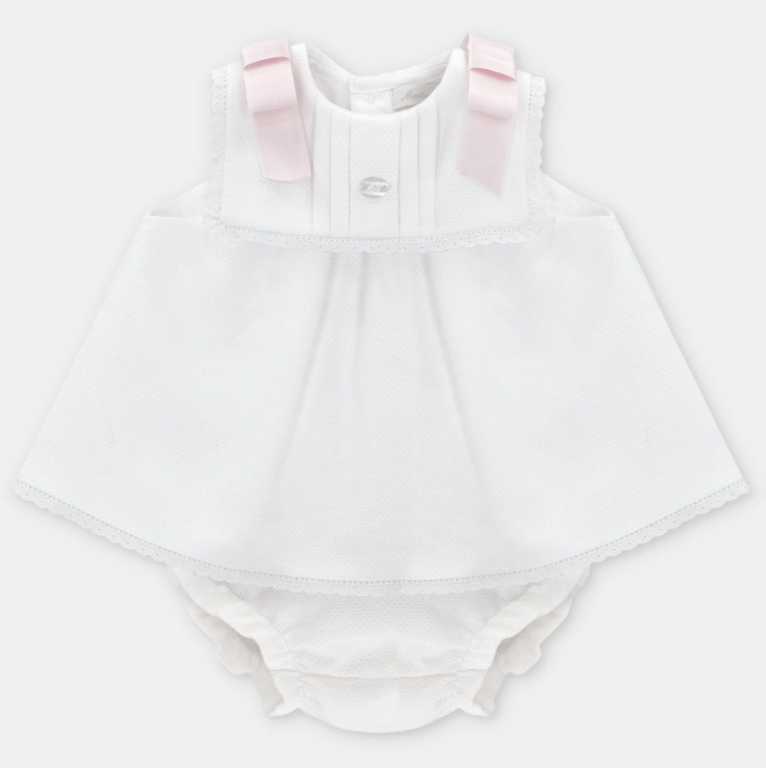 Martin Aranda - Set Dress & Bloomer (Woven Fabric) Montreal, Pink Mix