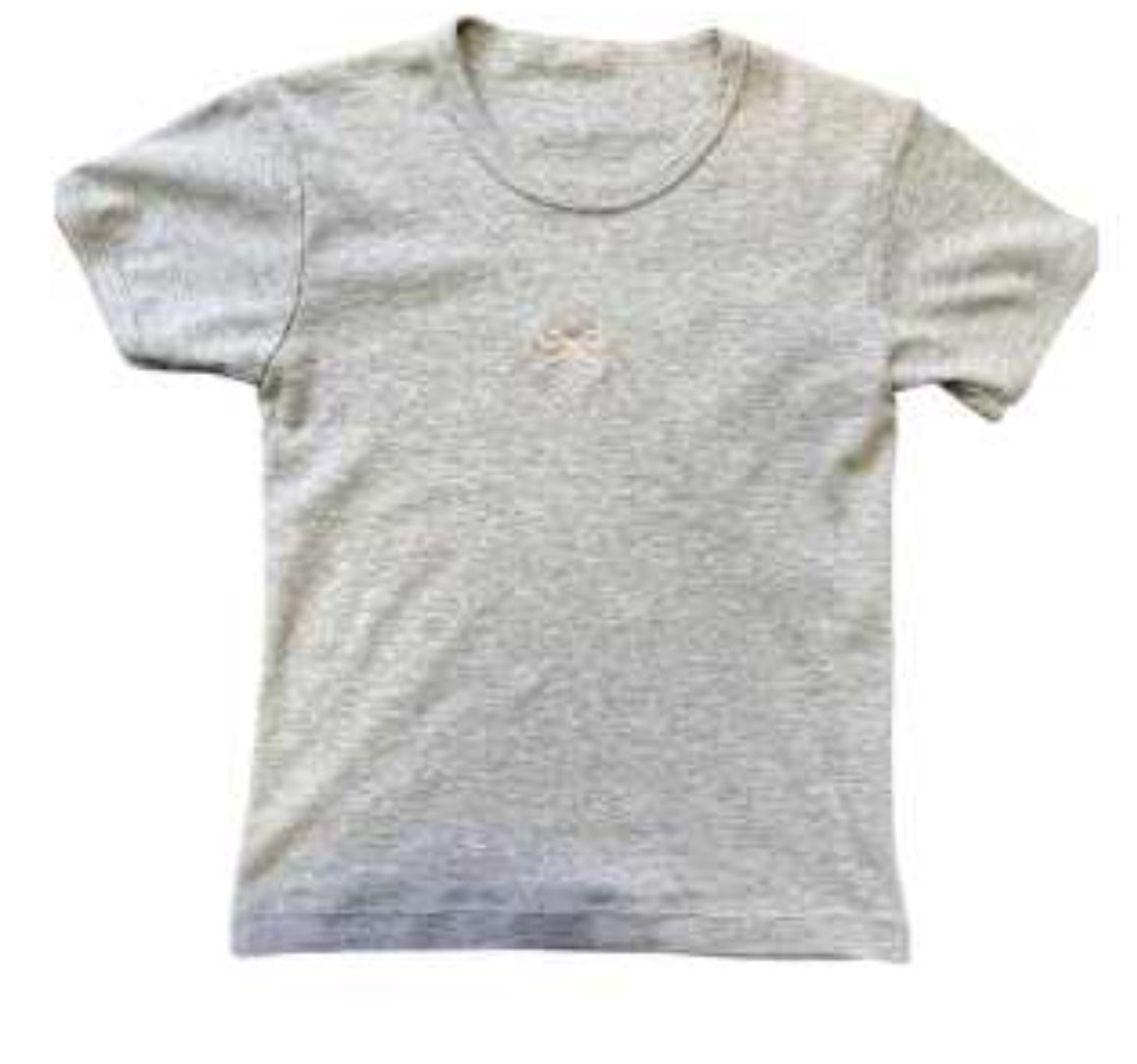 Katie J - Tween Mini Bow Embroidered Tee