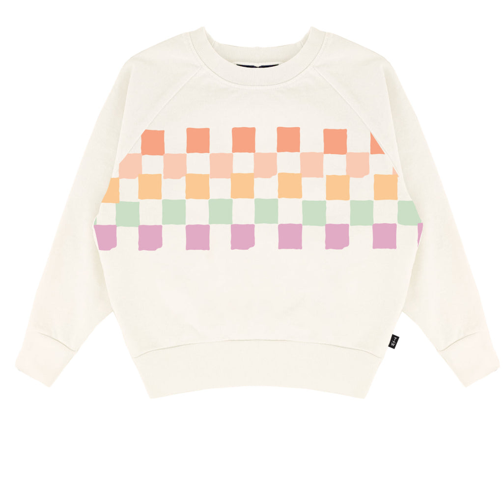 Tiny Whales - Check It Boxy Sweatsuit