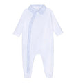 Patachou - Baby Collard Footie, White