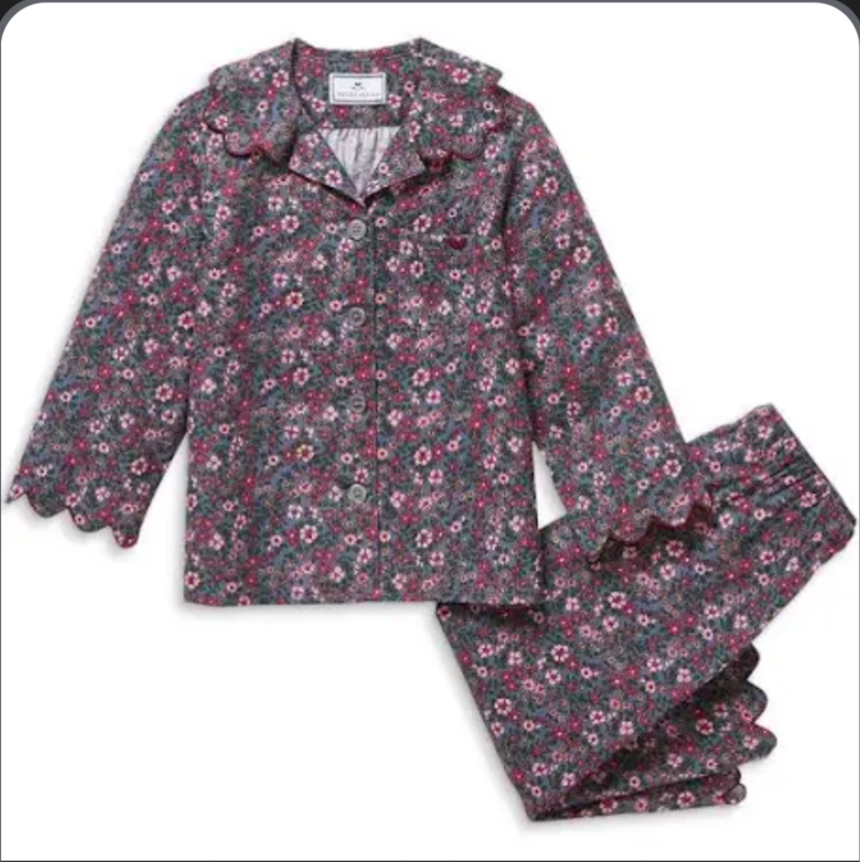 Petite Plume - Twill Floral Pajama in Fleurs de Saison
