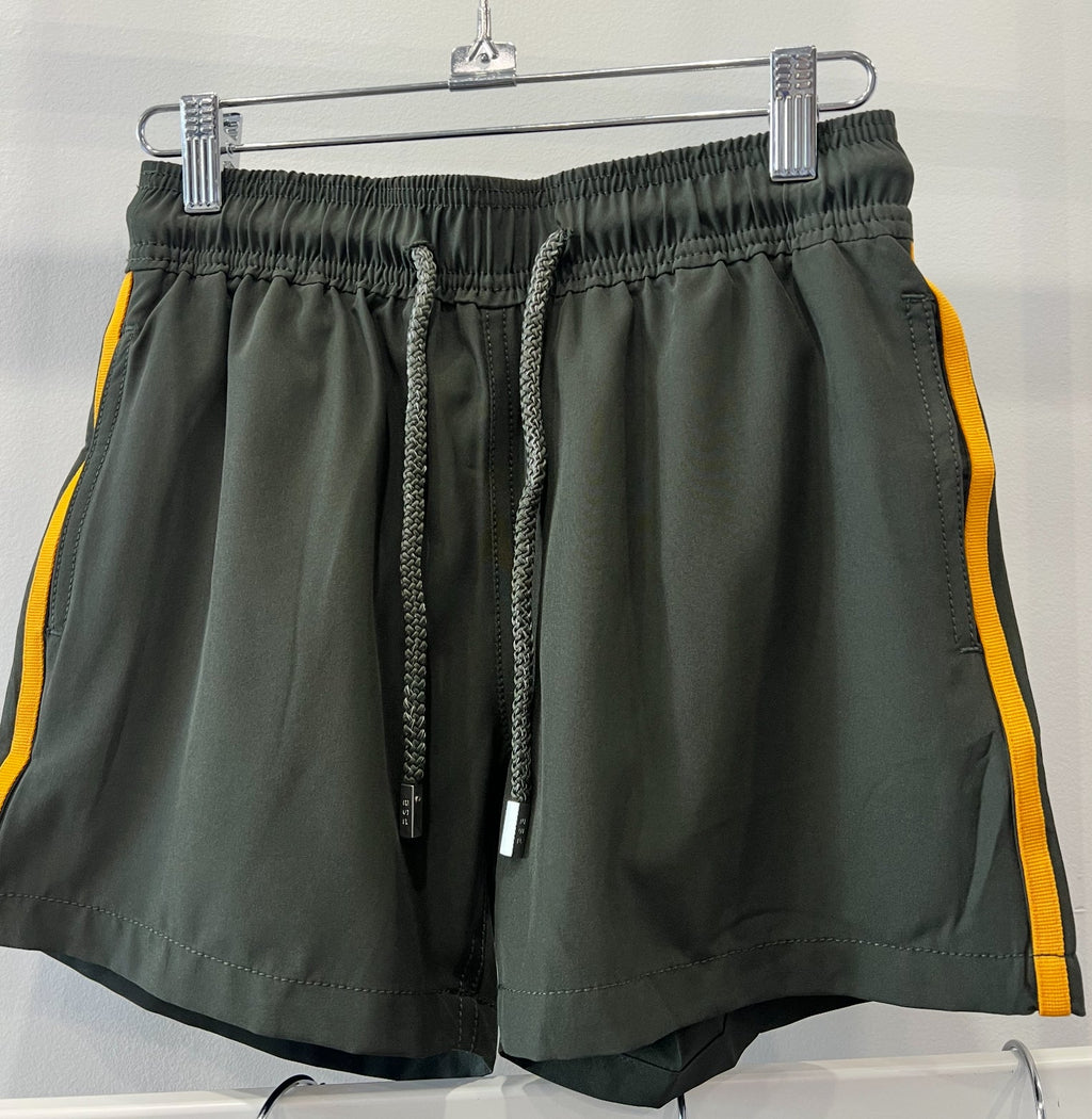 Pier St. Barths Hunter Green Swim Shorts