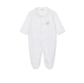 Baby GI - Rocking Horse Footie, White & Blue