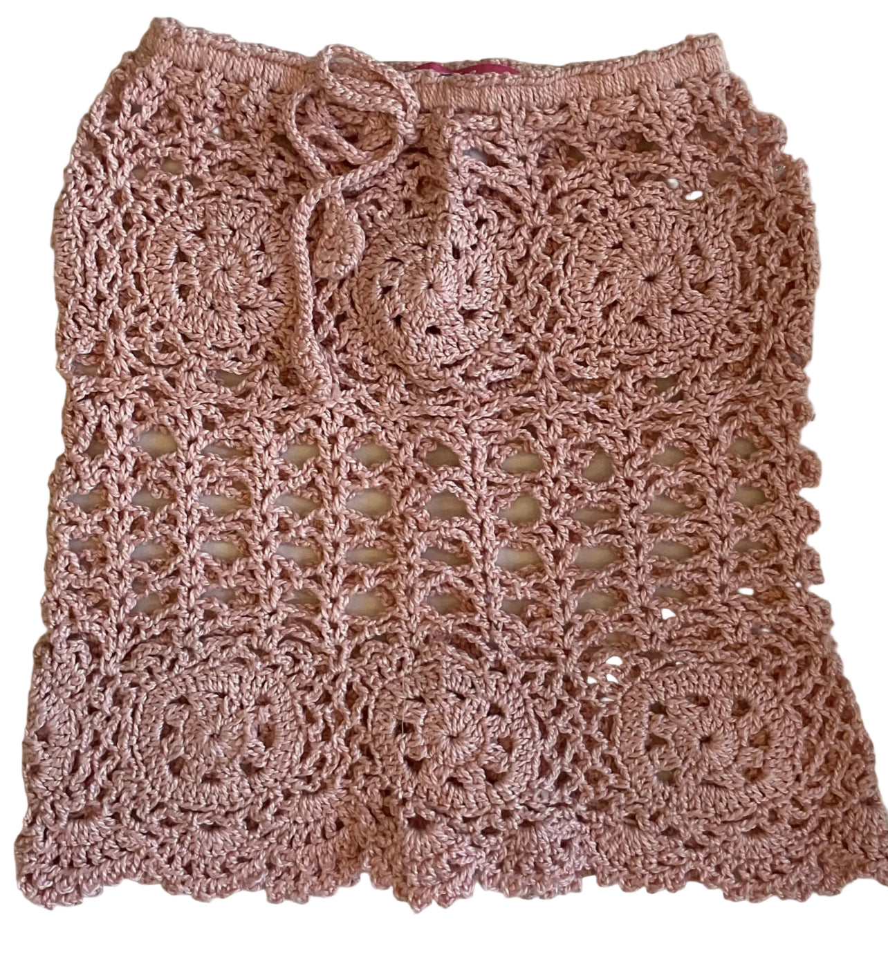 Planet Sea - Crochet Skirt, Rose