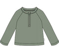 Petite Lem - Long Sleeve Knit Rashguard, Green