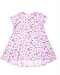 Esme - Girls Short Sleeve High Low Dress