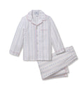 Petite Plume - Children’s Classic Pajama Set in Cottage Stripe