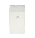 Baby GI - Baby Blanket, Ivory & Blue