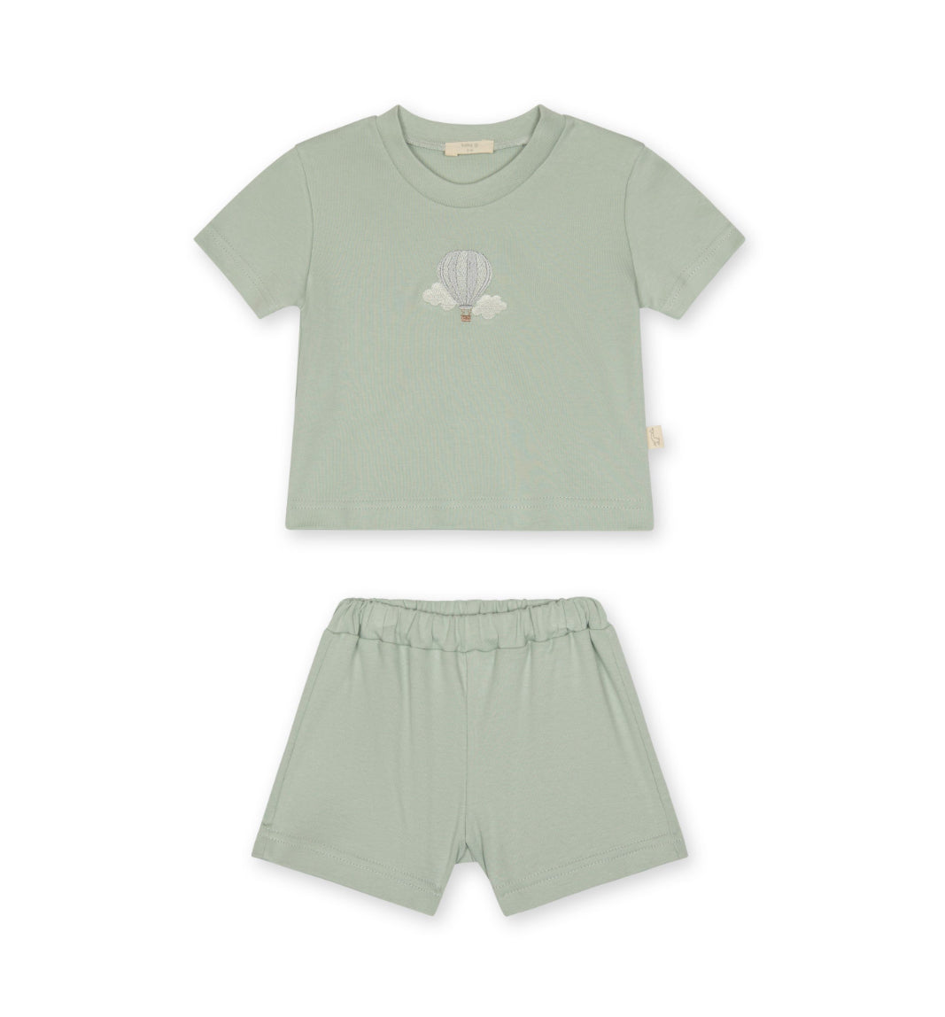 Baby GI - T-Shirt & Shorts 2 Pc Set, Mint