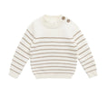 Jamie Kay Malcolm knitted Jumper - Stripe Cloud/Brioche