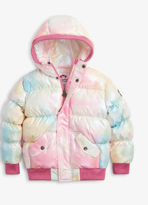 Appaman- Iridescent Pink Puffy Coat
