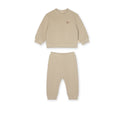 Baby GI - Teddy Bear Crewneck & Sweatpants 2 Pc Set, Beige