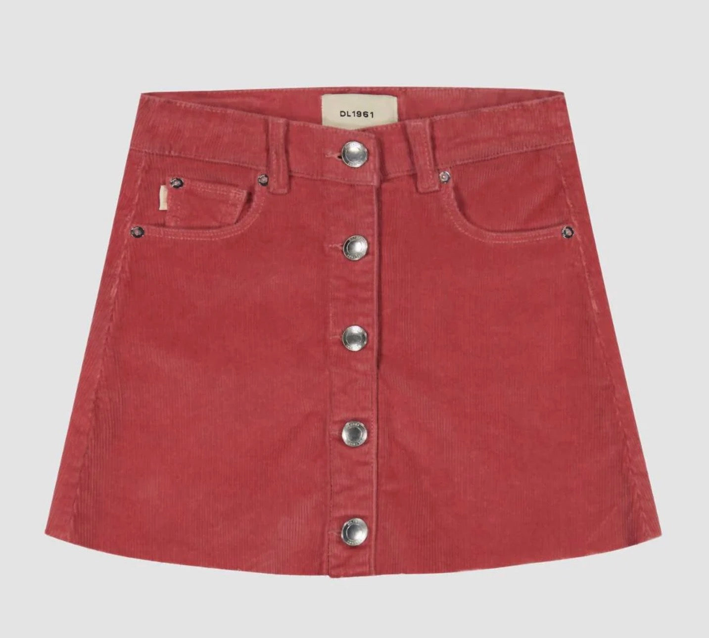 DL1961 - Jenny Mini Skirt, Deep Blush Corduroy