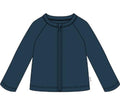 Petite Lem - Long Sleeve Knit Rashguard, Navy