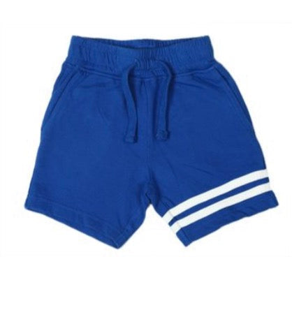 Mish - Cobalt with Stripes Sweat Shorts