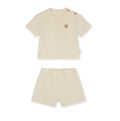 Baby GI - Teddy Bear T-Shirt & Shorts 2 Pc Set, Beige