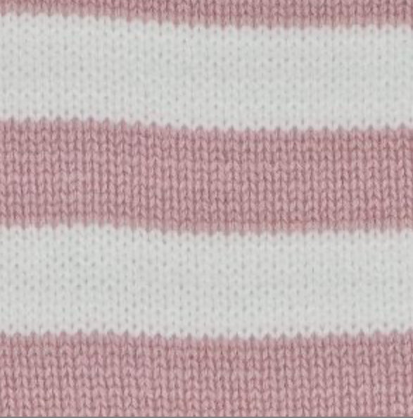 Martin Aranda - Overall Striped Knit Surrey, Dusty Pink Mix