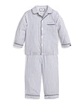 Petite Plume - Navy French Ticking Striped Pajamas