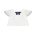 Patachou - Girls 2 pc Top & Flowy Skirt, Ivory