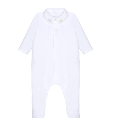 Patachou - All White Baby Footie