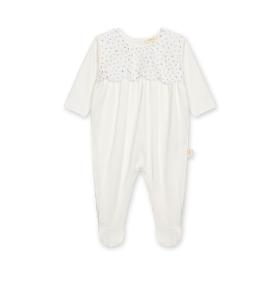 Baby GI - Bloom Footie, Ivory