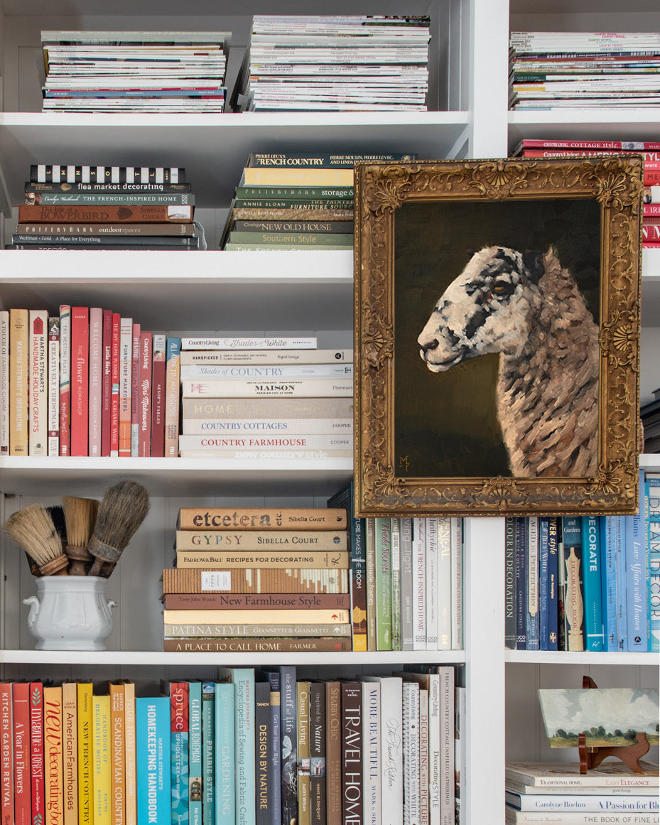 Hidcote Sheep Profile Print