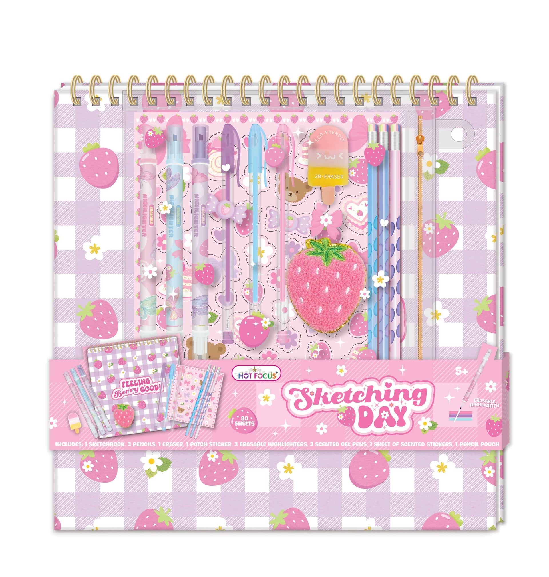 Hot Focus - Mega Sketching Fun, Strawberry (267SB)
